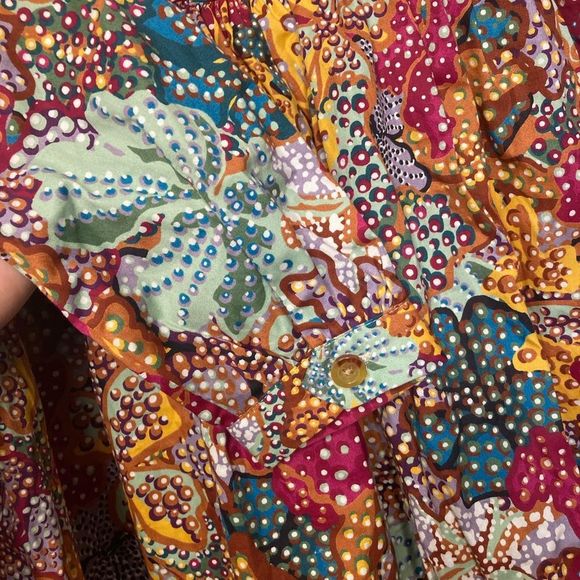 Kiki Vargas Patterned Babydoll Top - Picture 5 of 10